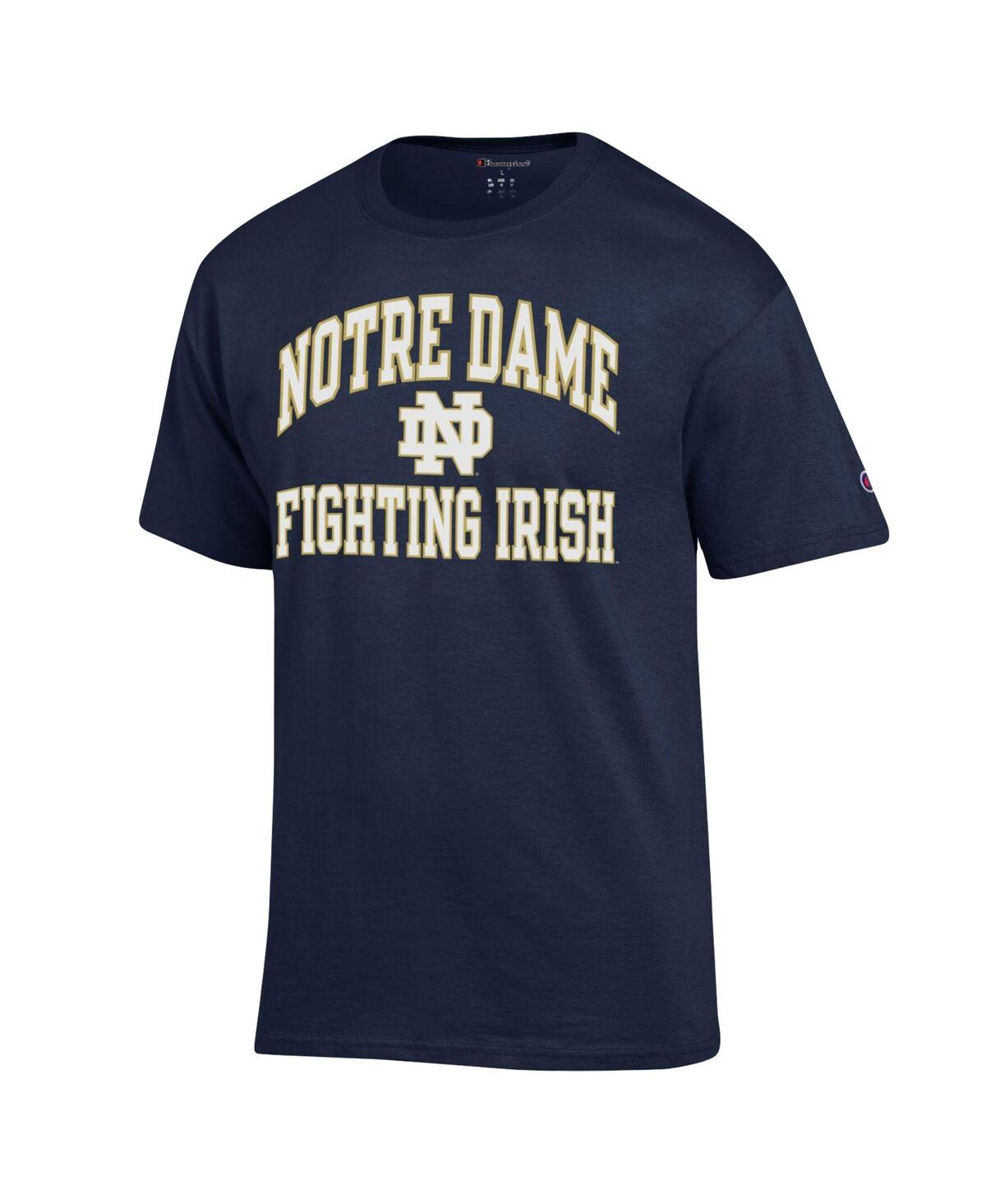 Men's ChampionNotre Dame Fighting Irish High Motor T-shirt - Navy