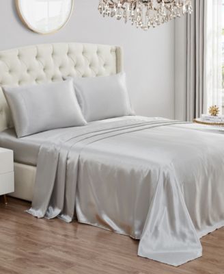 3 Piece Satin Sheet Set, Twin XL