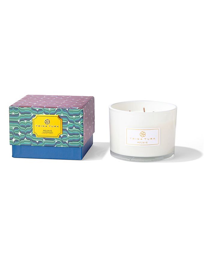 Trina Turk Mojave 3 Wick Glass Candle Jar Macy's