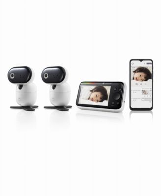 Connect 5.0" Wi-Fi HD Motorized Video Baby Monitor, 2 Camera Set