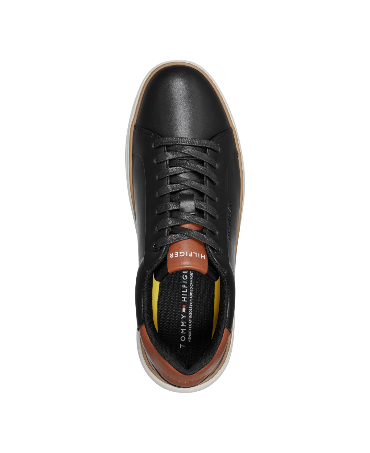 Tommy Hilfiger Men's Hines Lace Up Casual Sneakers - Cognac