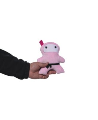 Pink & Black Ninja Love Plush Dog Toy Gift Set – with Squeaker & Crinkle Paper for Fun Play, Durable for Chewing, Perfect for Playtime and Cuddles