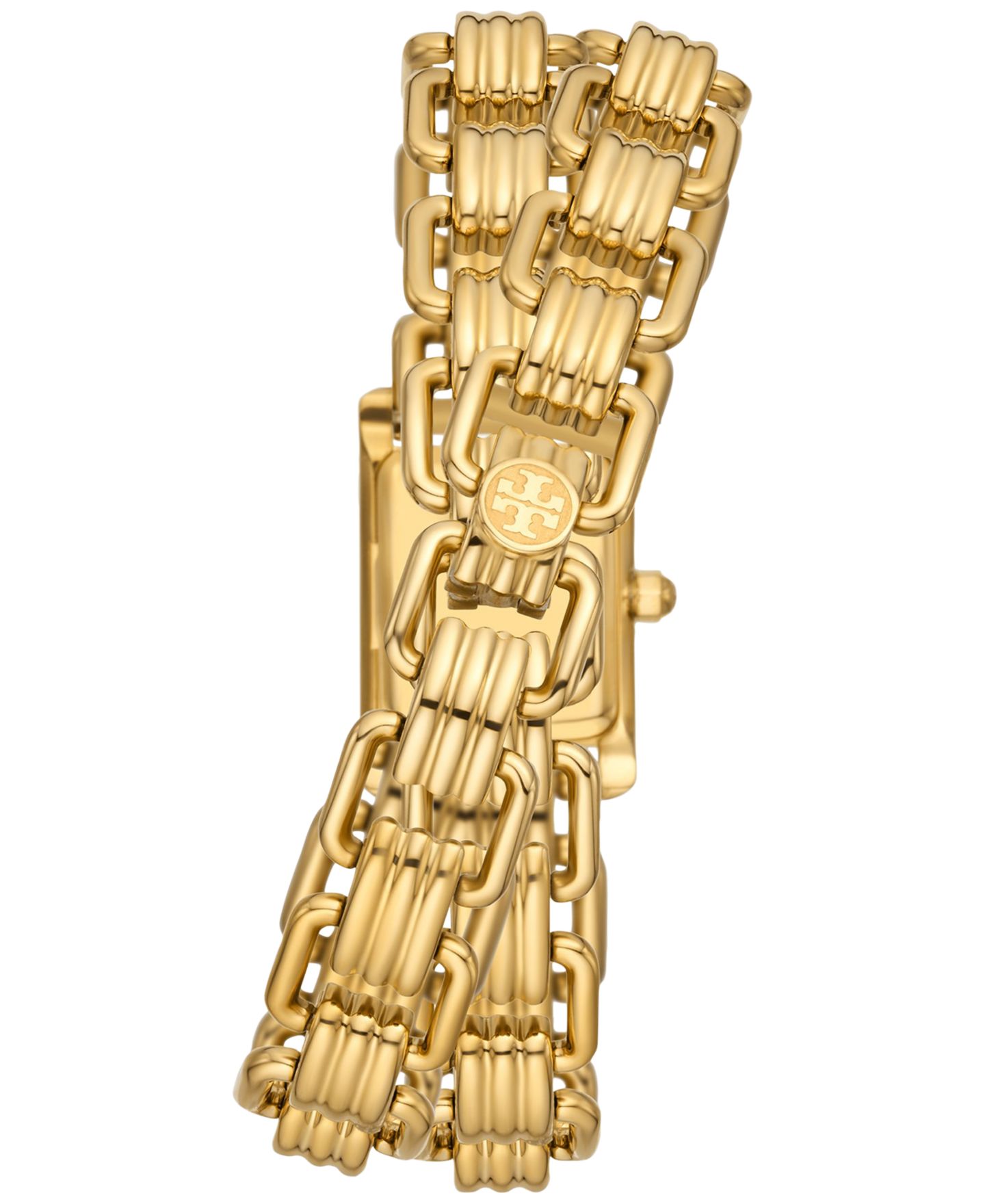 Женские часы Tory Burch The Eleanor 3-in-1, золотистый стальной браслет, 19 мм — фото 4