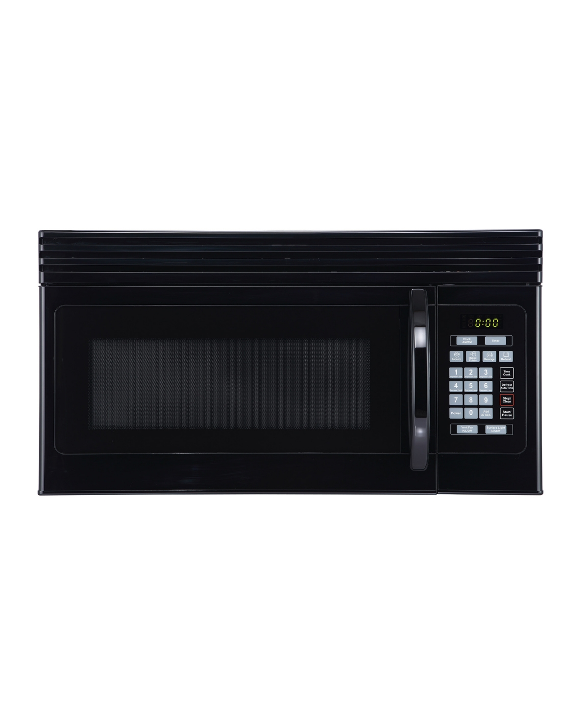 Black & Decker Over The Range 1.6 Cubic Feet Microwave With Top Mount Air Recirculation Vent In White