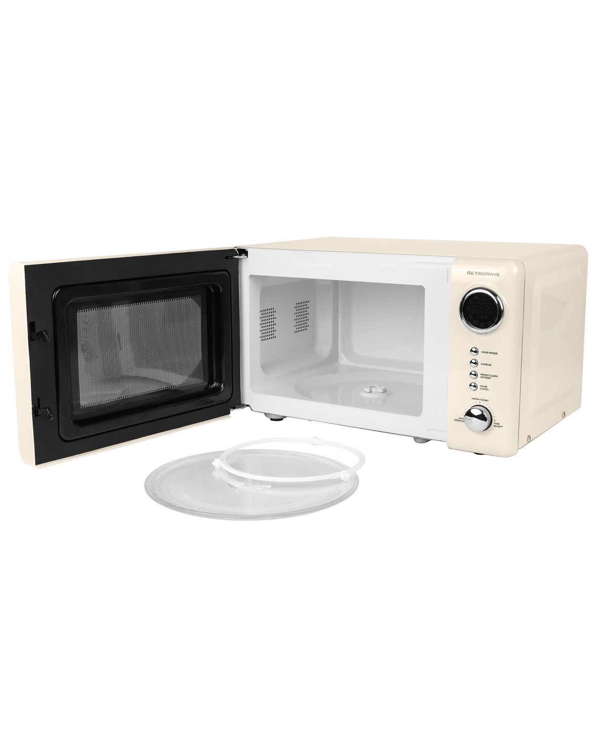 Nostalgia Retro 0.7 Cubic Foot 700 Watt Countertop Microwave Oven