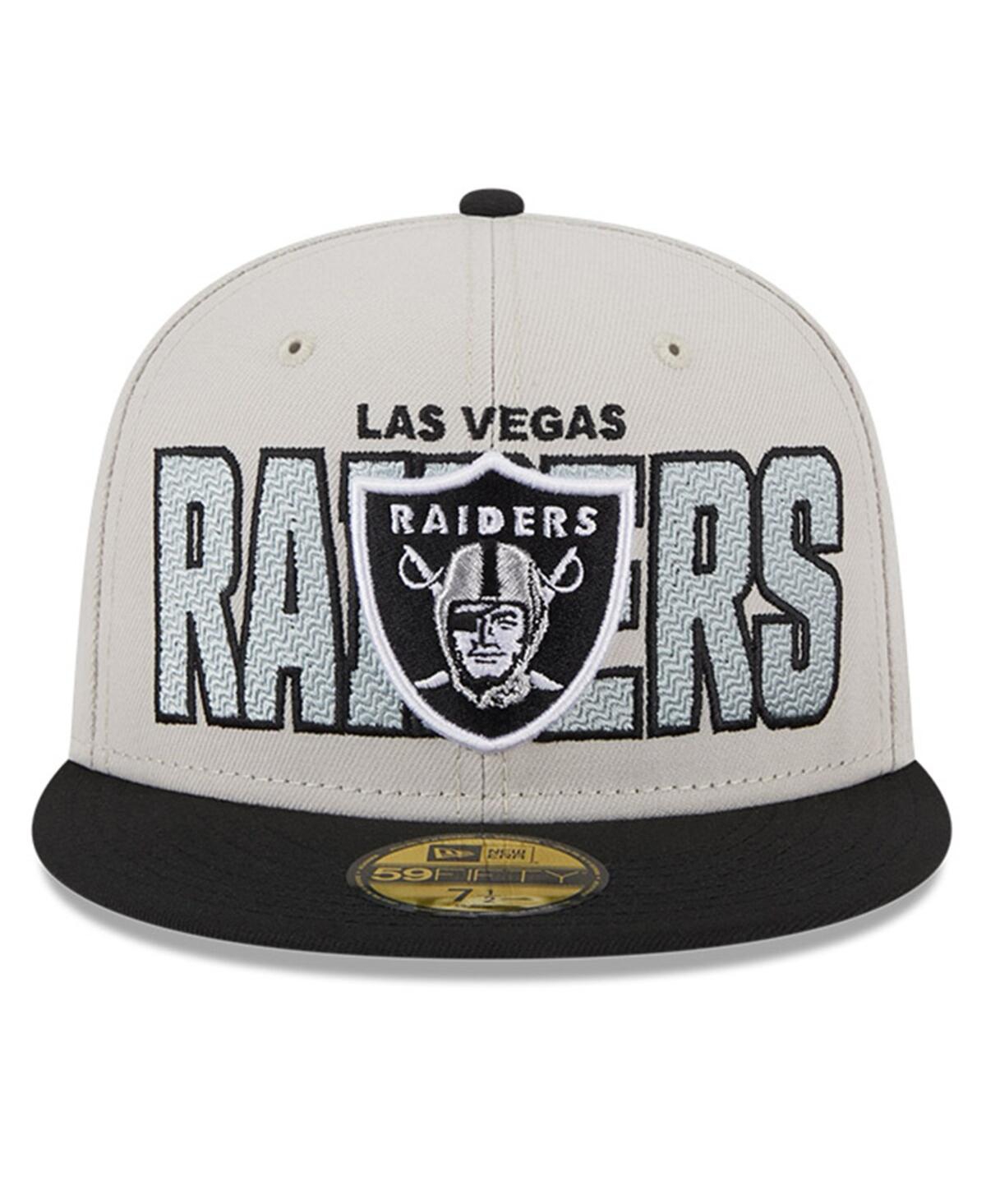 Men's New Era Black Las Vegas Raiders 2023 Nfl Draft On Stage 59FIFTY Fitted Hat - Black