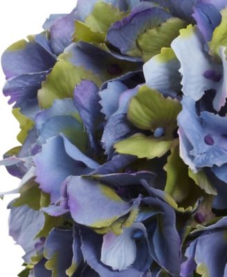 Blooming Hydrangea Artificial Arrangement in Vase