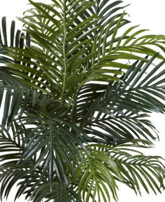 4.5' Golden Cane Palm Tree with Decorative Planter