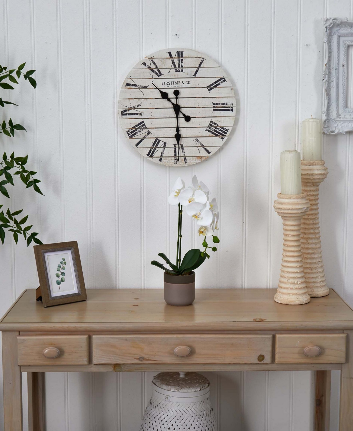 Nearly Natural Artificial Phalaenopsis Orchid in Ceramic Pot