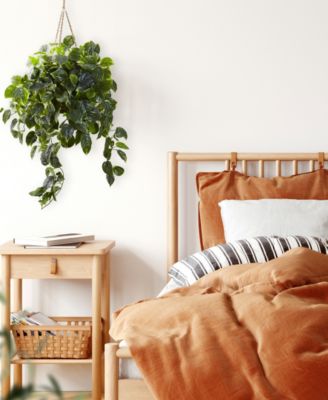 Pothos UV-Resistant Indoor/Outdoor Artificial Plant Hanging Basket 