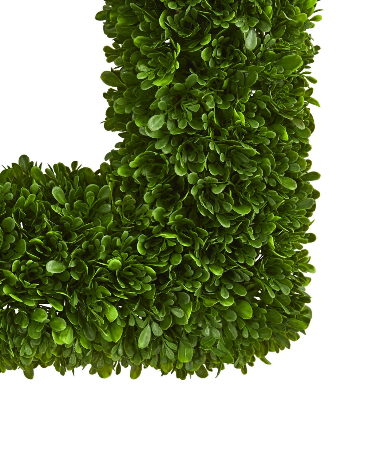 NEARLY NATURAL 17" TEA LEAF SQUARE WREATH 