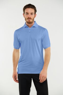 Men's Lightweight Performance Stretch Golf Polo Shirt, Breathable Fit