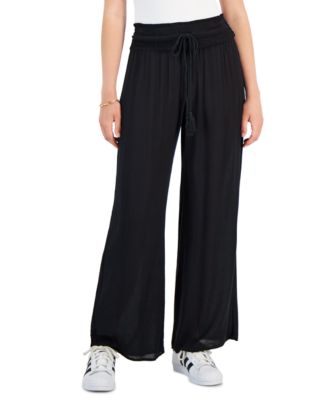 Tinsel - Petite Gauze Wide-Leg Pants