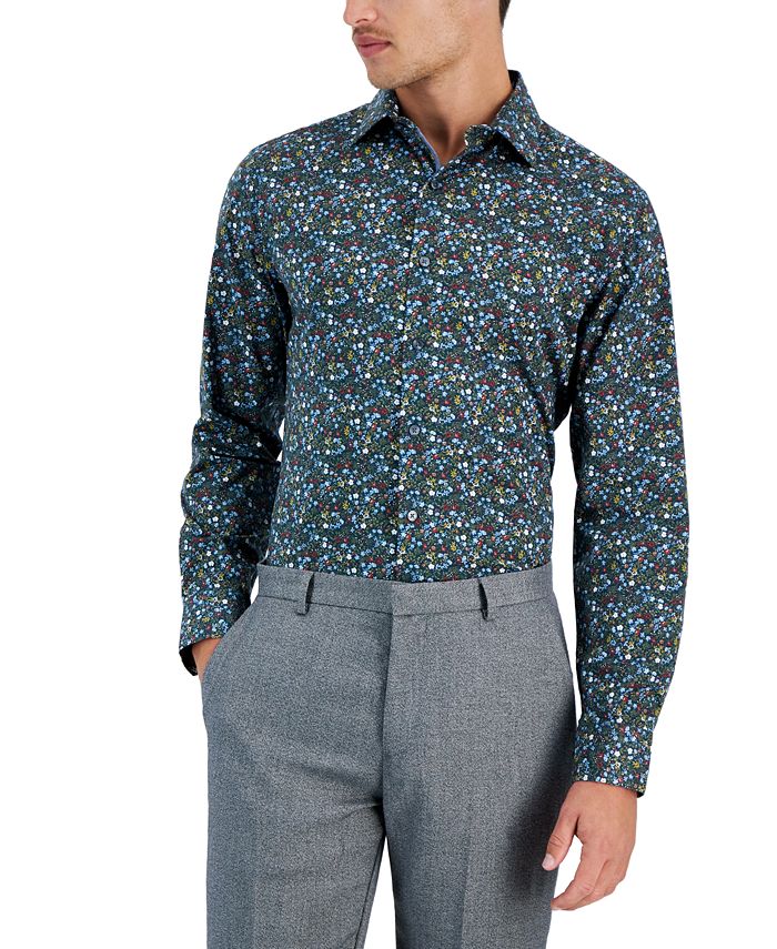 Macy's slim fit dress shirts sales