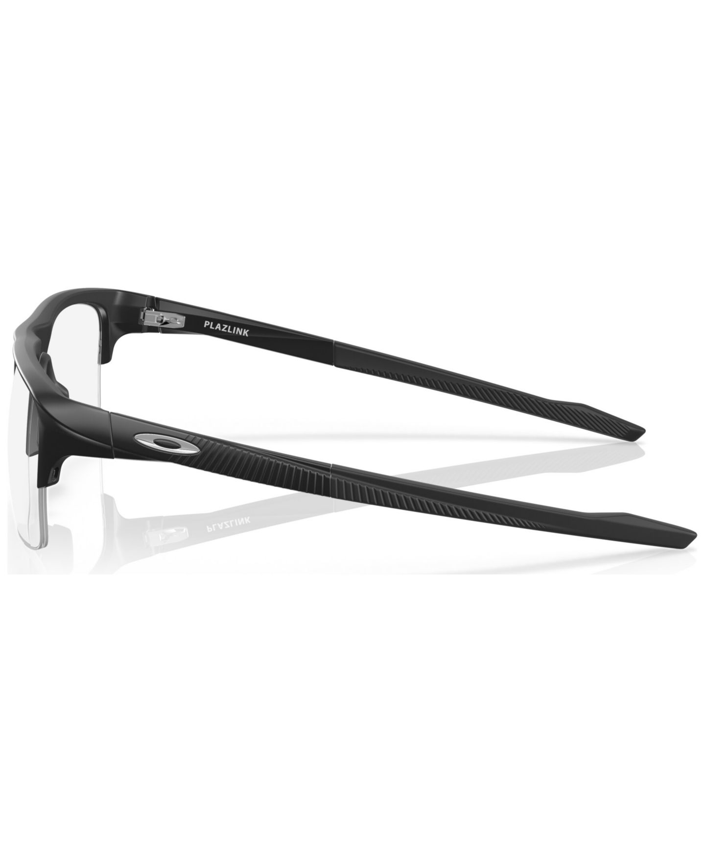 Мужские очки Oakley Man Rectangle Plastic OX8061 Plazlink Eyeglasses, цвет: Атласный чёрный — фото 3
