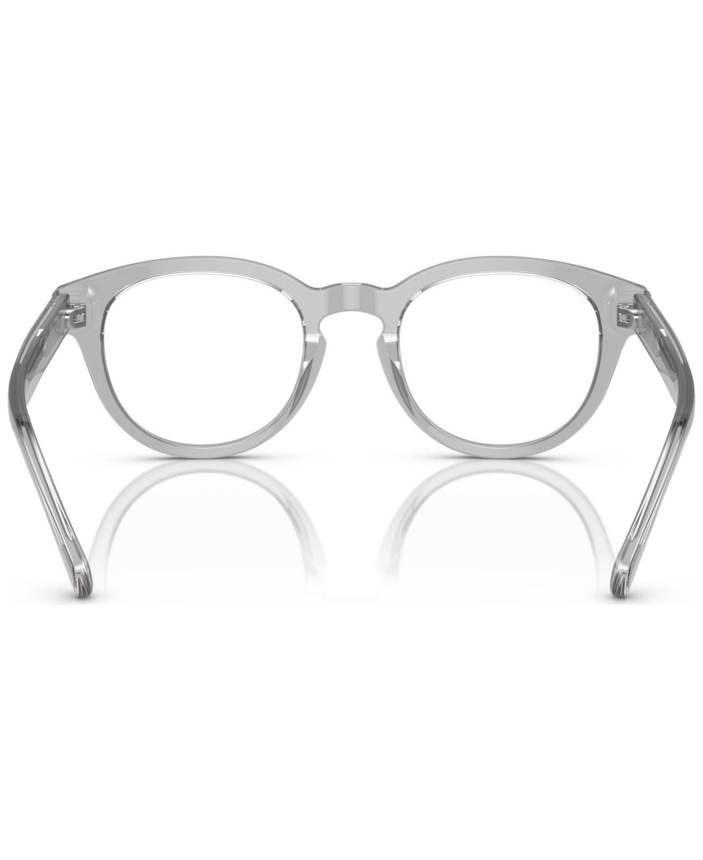 Мужские очки Polo Ralph Lauren Man Panthos Plastic PH2262 Eyeglasses, цвет: Блестящий прозрачный серый — фото 4