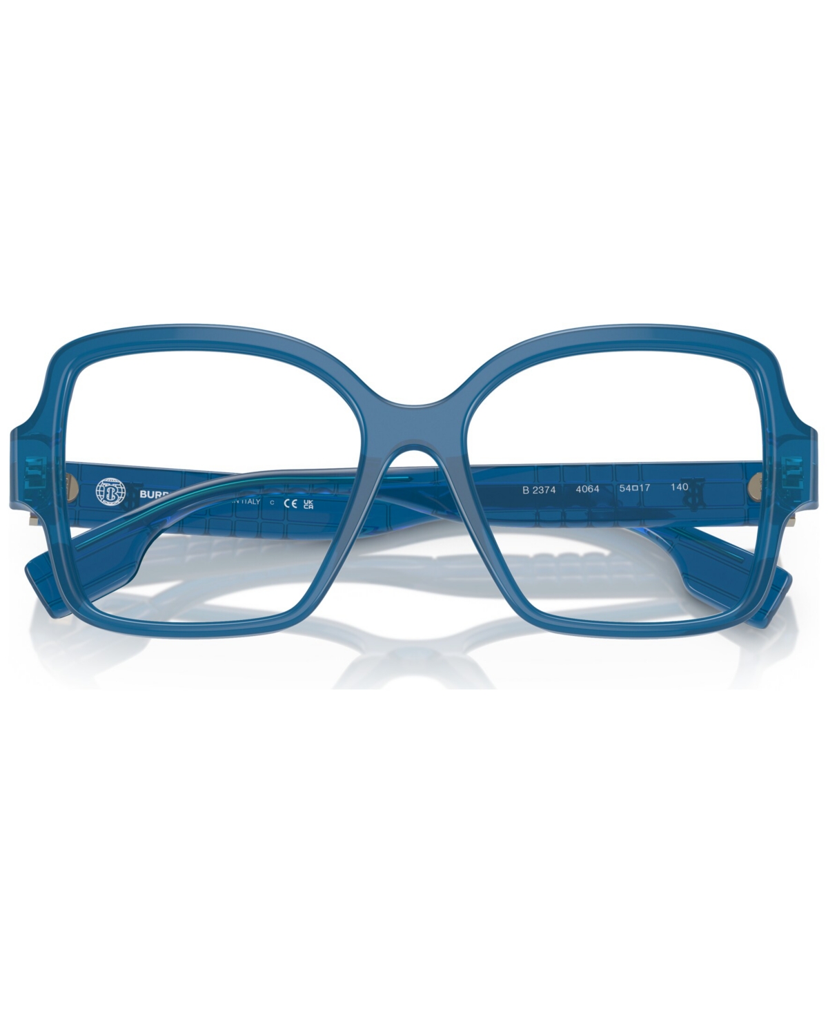 Burberry Women's Square Eyeglasses, BE2374 54