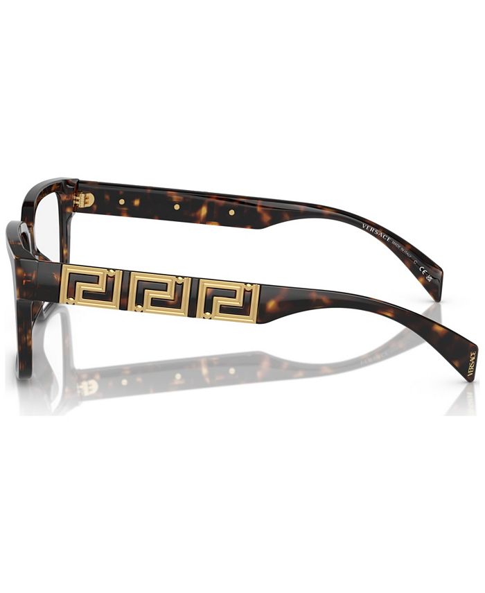 Versace Men S Rectangle Eyeglasses Ve3339u 55 Macy S
