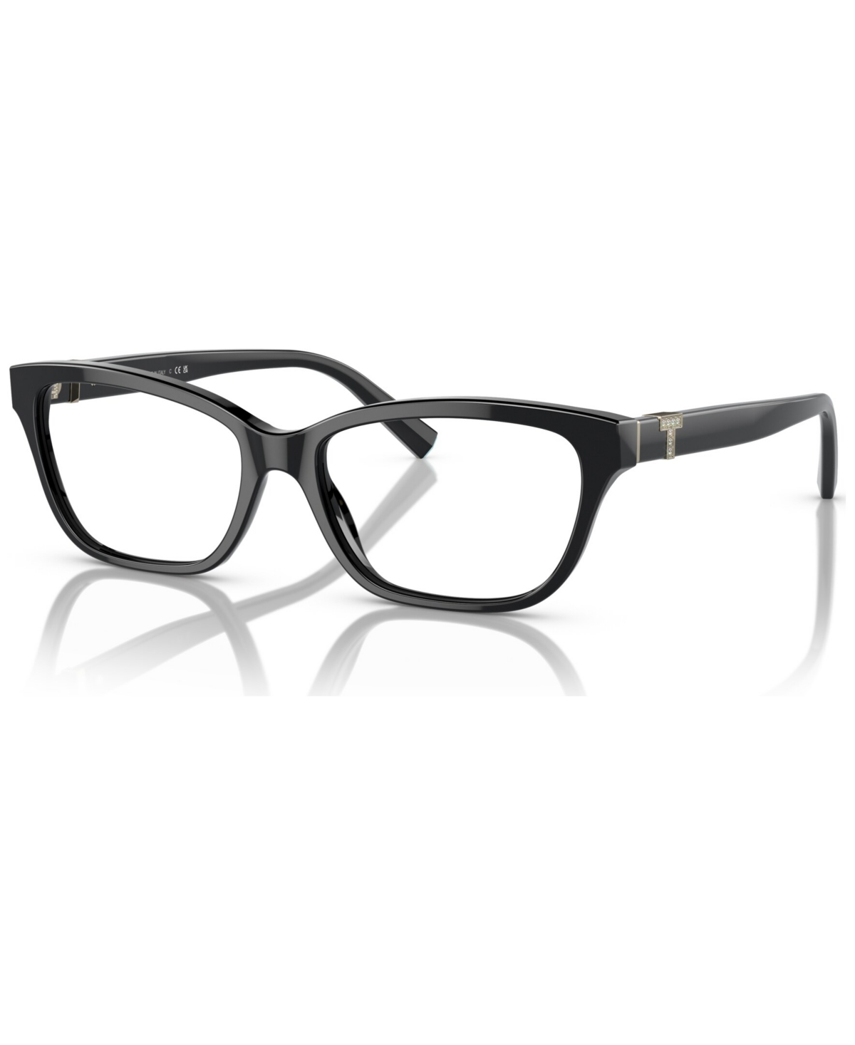 Tiffany & Co . 52mm Rectangle Optical Glasses In Black