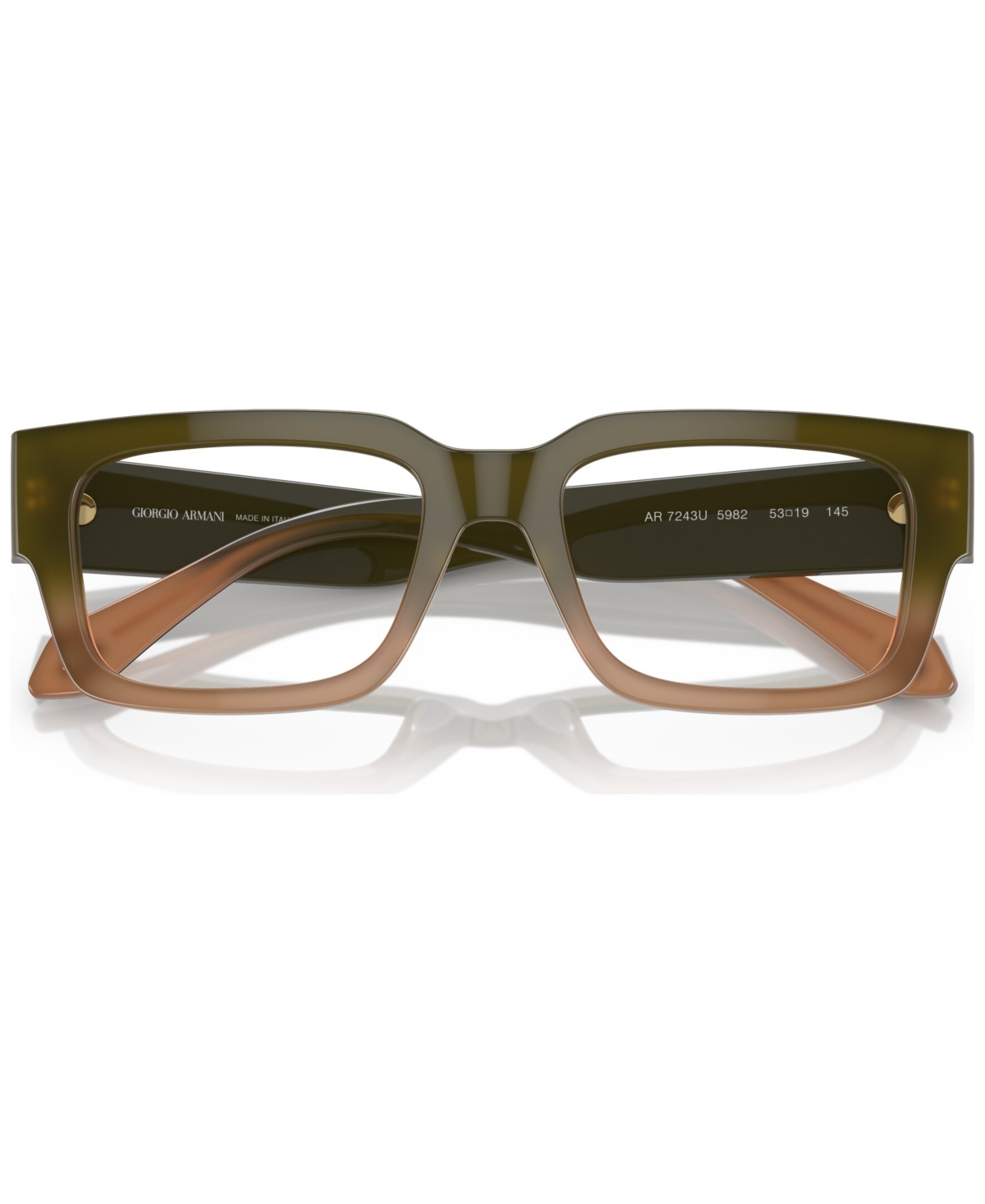 Giorgio Armani Men's Rectangle Eyeglasses