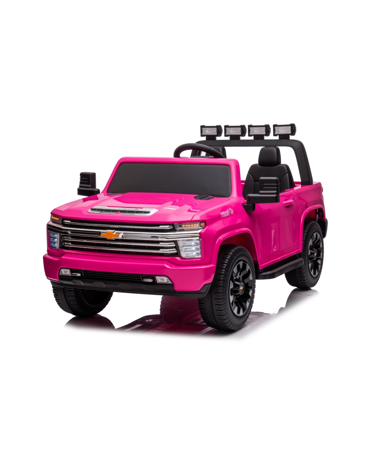 Freddo 24v 4x4 Chevrolet Silverado 2 Seater Ride On Truck For Kids In Pink