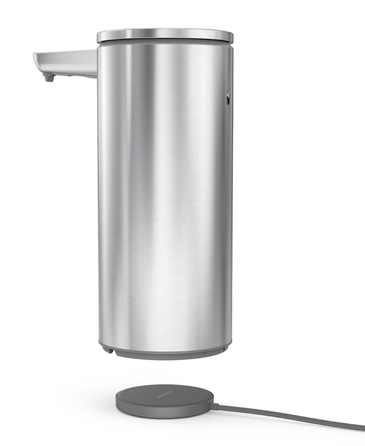 Shop Simplehuman Rechargeable Sensor Soap Pump, 14 oz In Brushed Stainless Steel