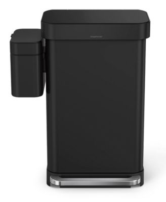 4.5 Liter Round Step Bathroom Trash Can with Soft-Close Lid