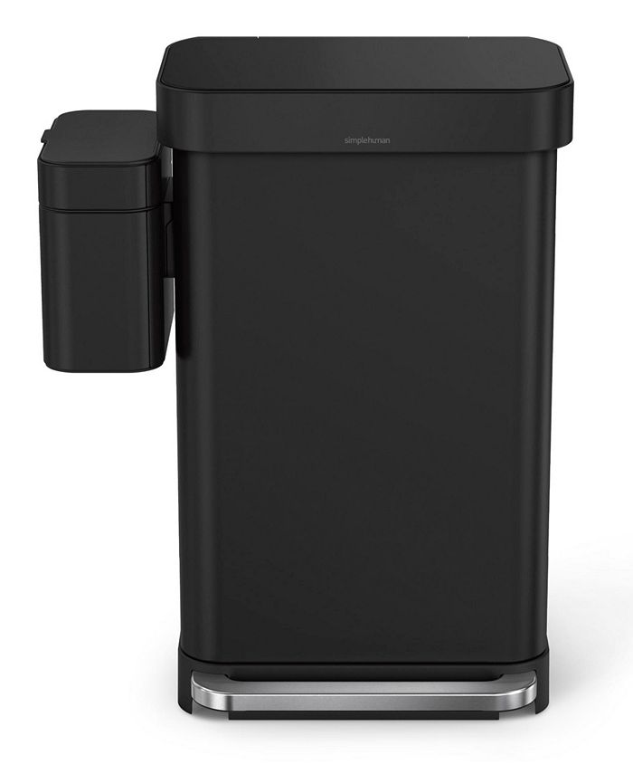 simplehuman 4L Compost Caddy Matte Black