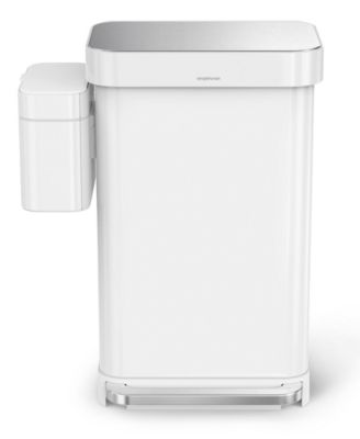 4.5 Liter Round Step Bathroom Trash Can with Soft-Close Lid