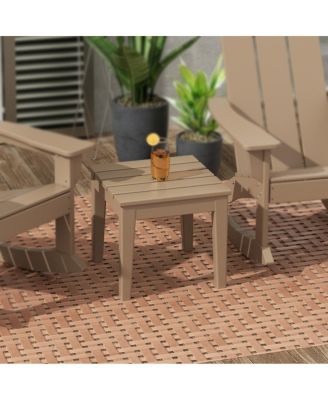 Outdoor Patio Modern Adirondack Side Table