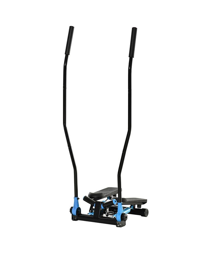 Soozier Twist Stair Stepper Machine with Rocking Handlebars, Cardio Climber Exercise Equipment