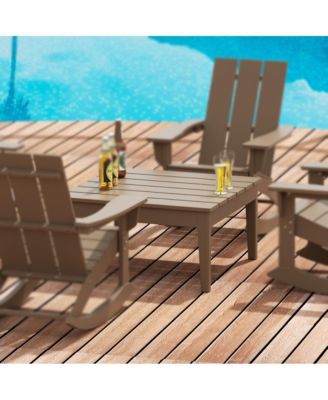 Outdoor Patio Modern Adirondack Coffee Table