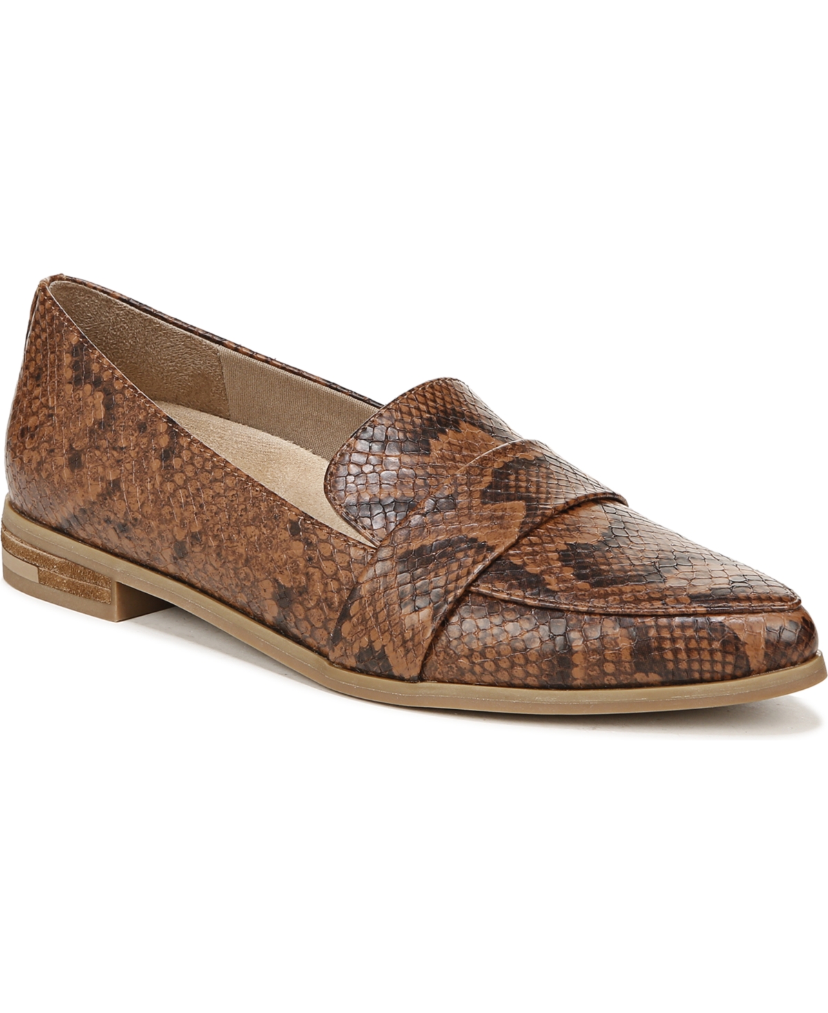 Dr. Scholl's Women's Faxon Too Slip-ons In Brown Faux Leather