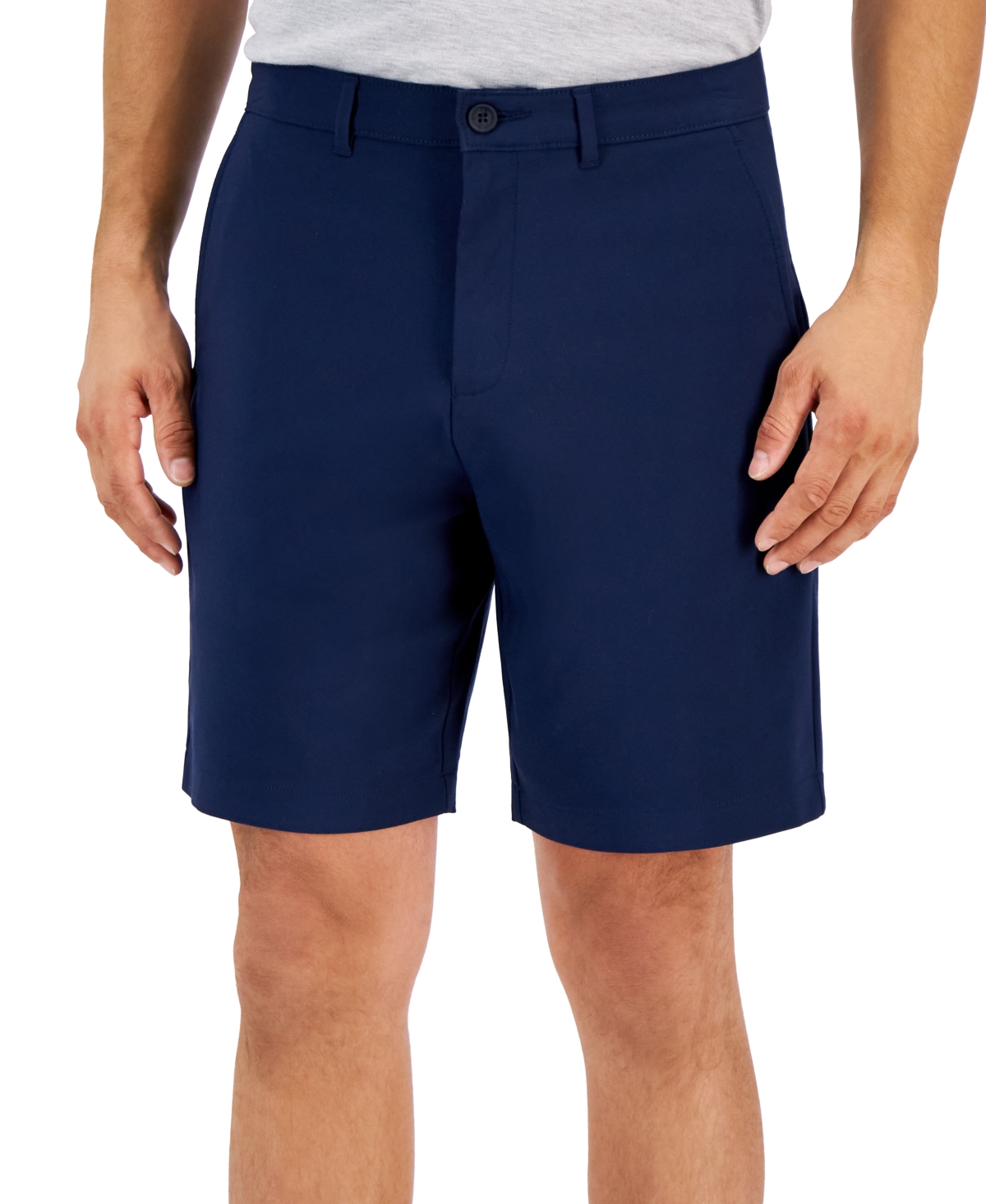 Shop Alfani Men's Tech Shorts, Created For Macy's In Neo Navy