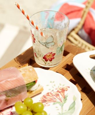 Butterfly Meadow Melamine Dinner Plates, Set of 4