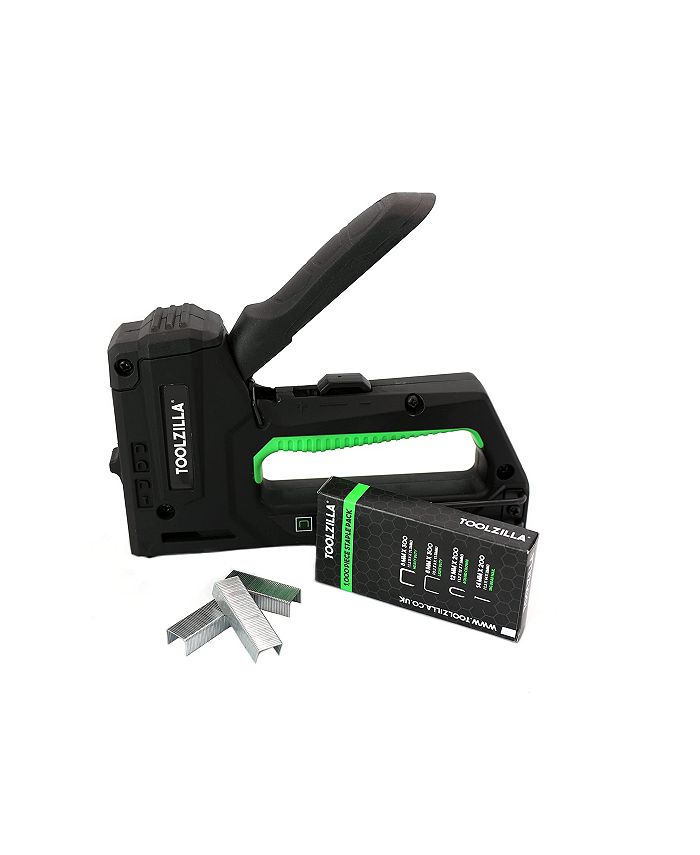 Toolzilla Heavy Duty Staple Gun & Staple Selection Pack Professional