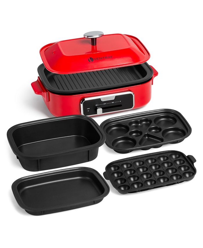 Ventray Electric Grill, 1200W Smokeless indoor Grill, Tabletop Cooking