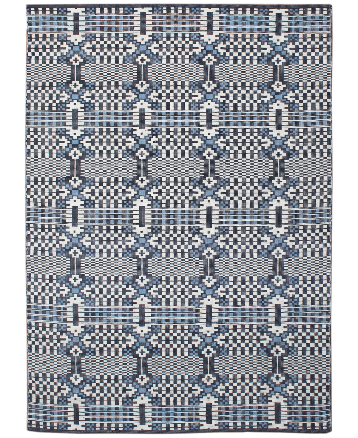 NuStory The Weekend Porto 5' x 8' Area Rug - Blue