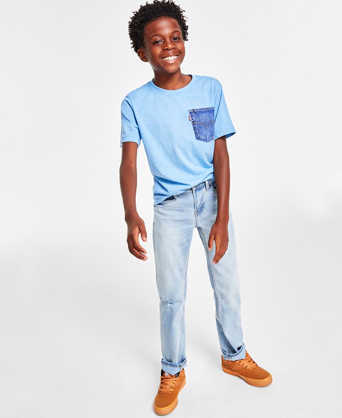 Levi's Big Boys Short Sleeve Graphic T-Shirt & 511 Slim-Fit Eco ...