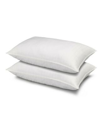100% Cotton Dobby-Box Shell Firm Density Side/Back Sleeper Down Alternative 2-Pack Pillow, Standard