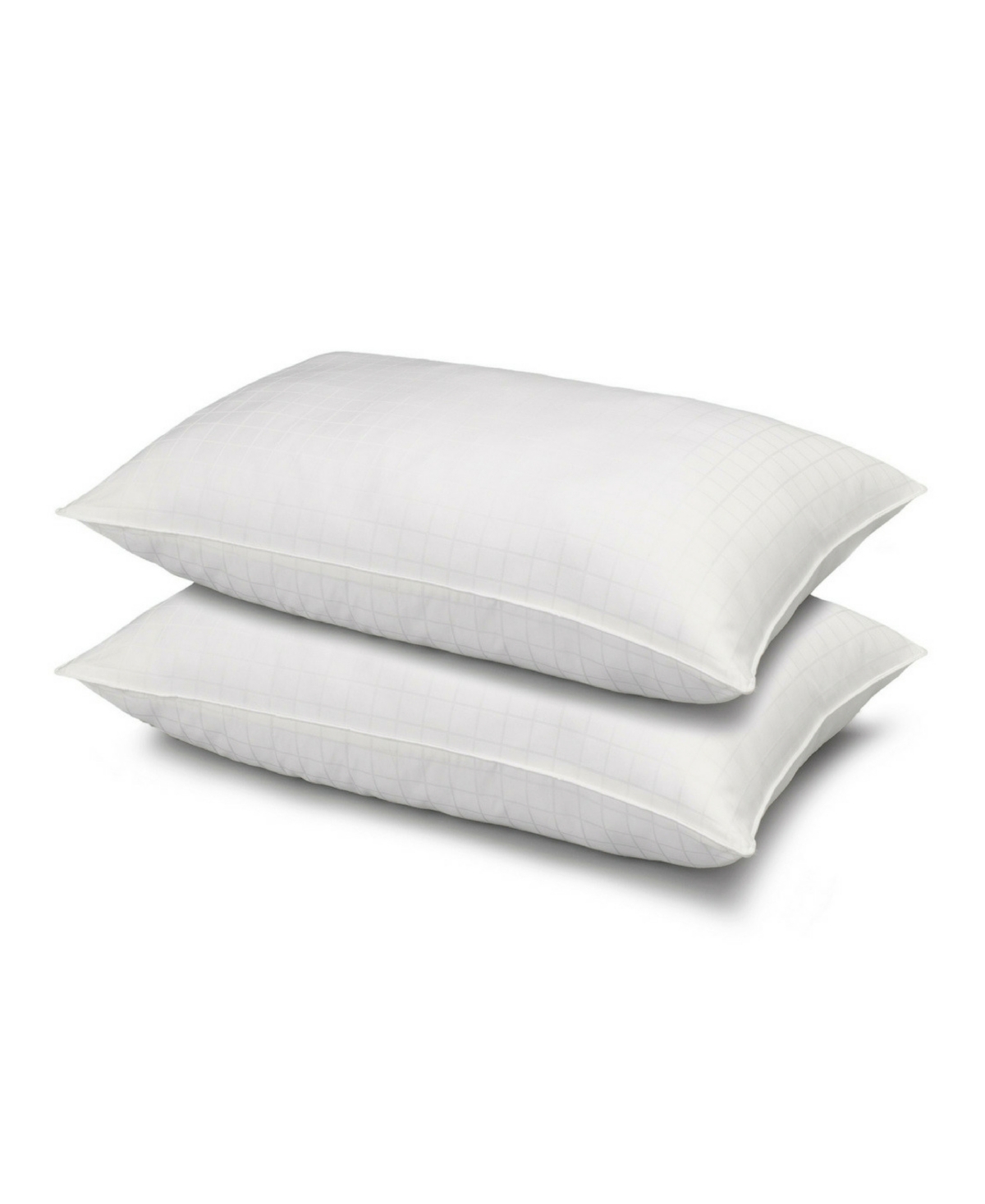 Ella Jayne 100% Cotton Dobby-Box Shell Density Side/Back Sleeper Down Alternative Pillow, - Set of 2