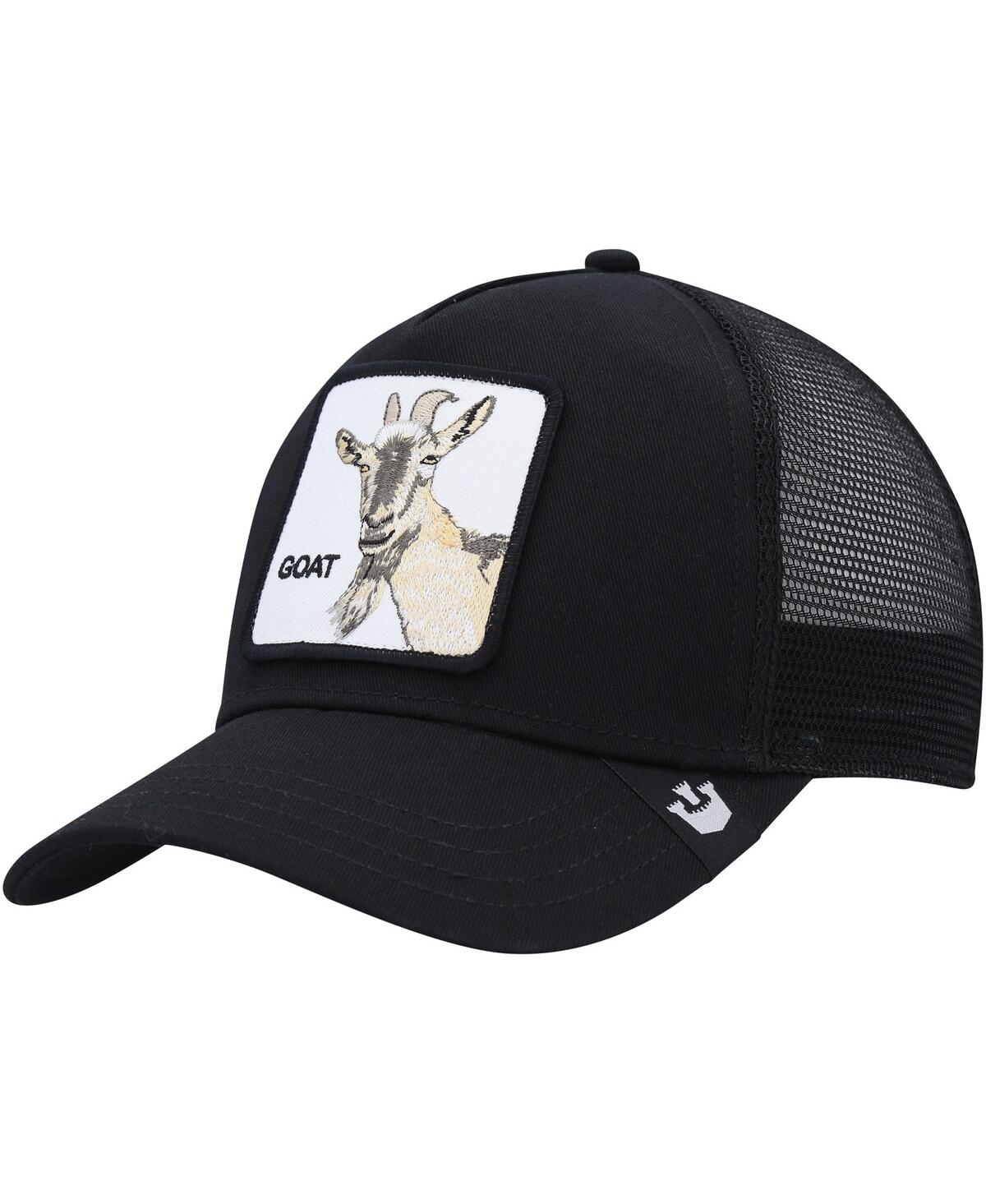 Goorin Bros Men's . Black Goat Beard Trucker Snapback Hat