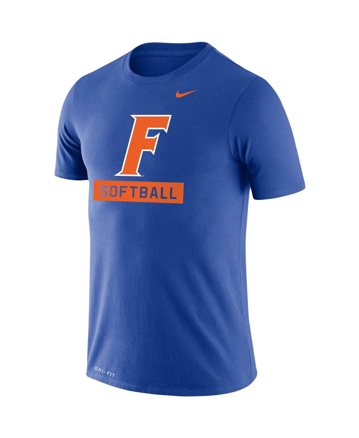 Shop Nike Men's  Royal Florida Gators Softball Drop Legend Performance T-shirt