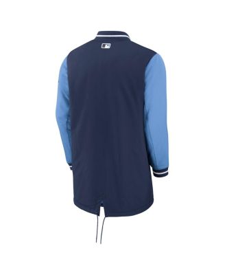 Men's Navy Tampa Bay Rays Dugout Performance Full-Zip Jacket