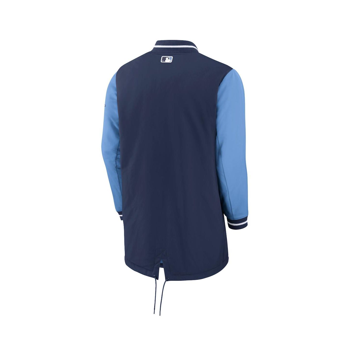 Мужская куртка Nike Navy Tampa Bay Rays Dugout Performance Full-Zip — фото 4