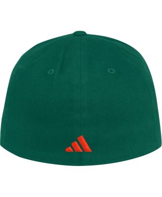 Men's Green Miami Hurricanes Vault Slouch Flex Hat