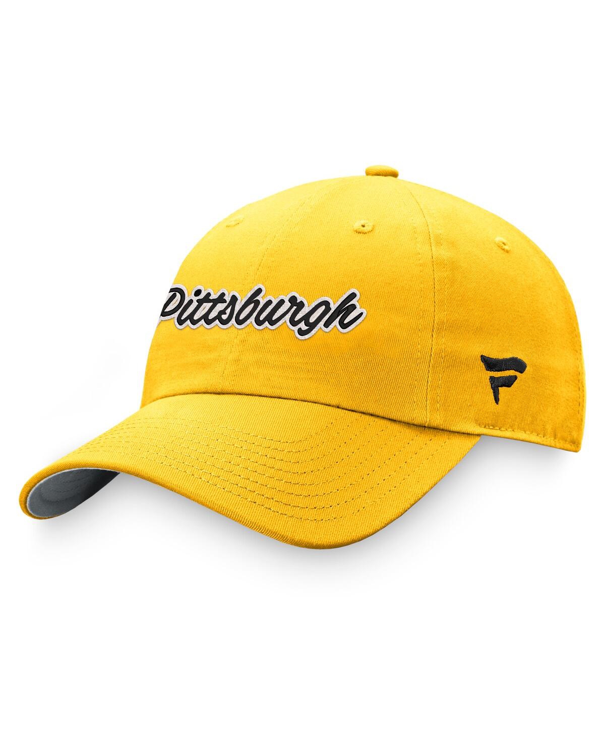 Fanatics Women's  Gold Pittsburgh Penguins Breakaway Adjustable Hat