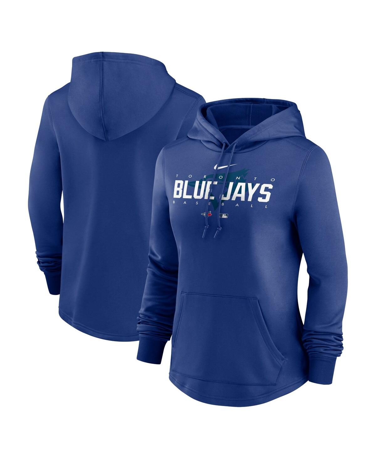 Nike Women's  Royal Kansas City Royals Authentic Collection Pregame Performance Pullover Hoodie In Royal