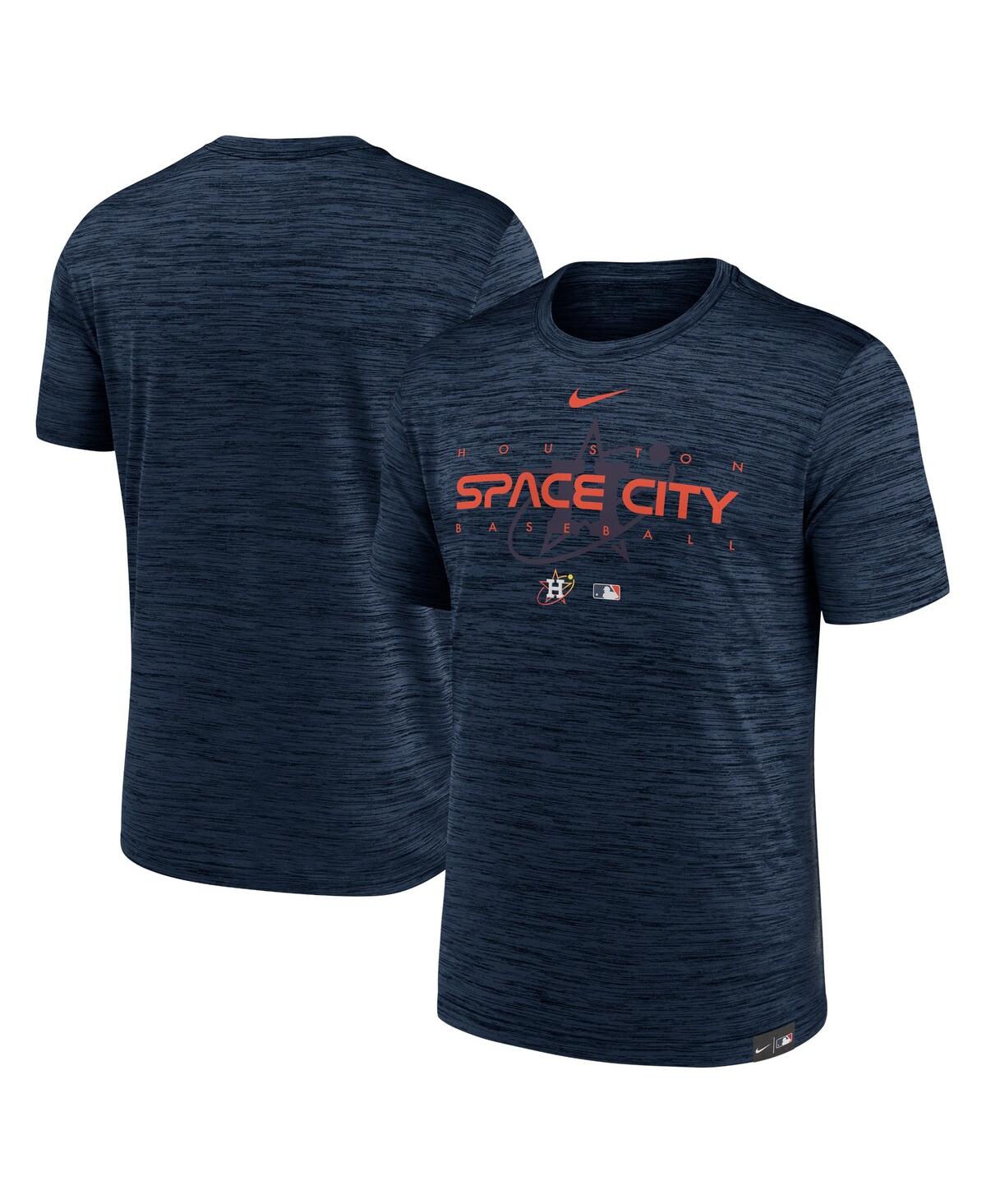 Men's NikeHouston Astros City Connect Velocity Practice Performance T-shirt - Navy
