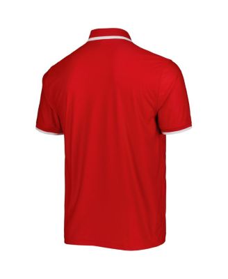 Men's Red 3M Open Playoff 2.0 Pique Performance Polo Shirt